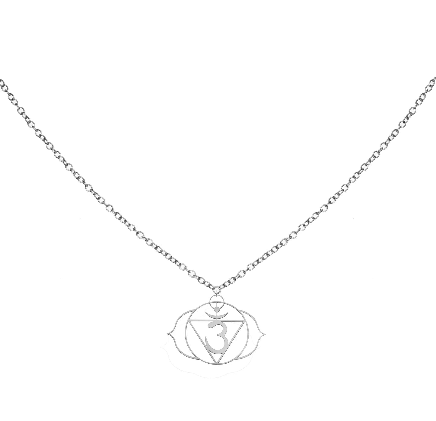 Third Eye Chakra Coin Necklace – Intuition & Insight