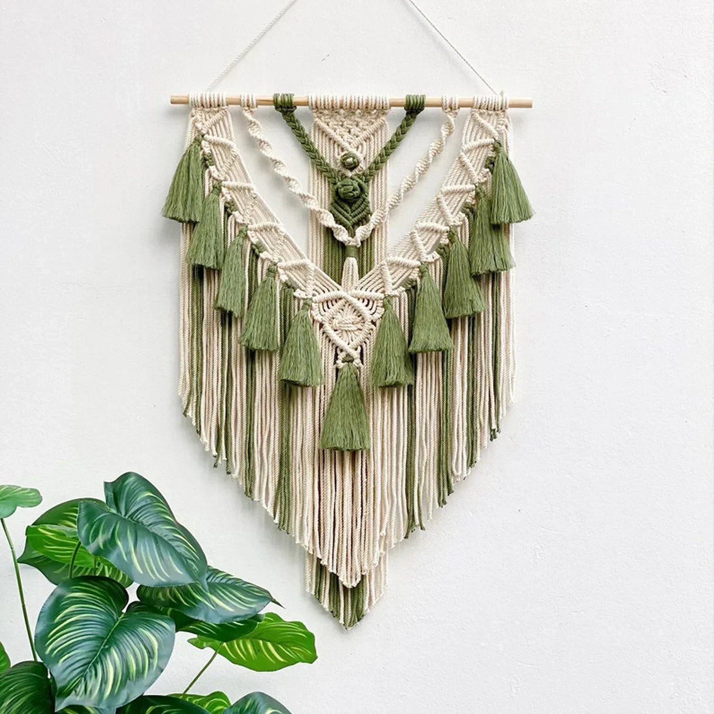 Macrame Wall Hanging – Boho Geometric Tapestry