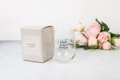 Luxury Spa Gift Box – Natural Self-Care Set with Candle, Wine Glass & Relaxation Essentials