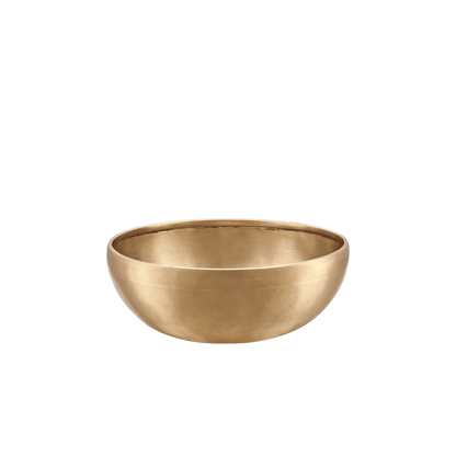 Extra-small handcrafted bronze singing bowl with smooth matte finish displayed on a transparent background — for Carpe Diem Dream