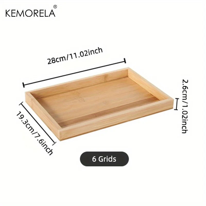 Bamboo Ritual Tray – Entryway Organizer & Crystal Display | Mindful Living