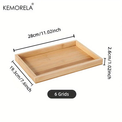 Bamboo Ritual Tray – Entryway Organizer & Crystal Display | Mindful Living