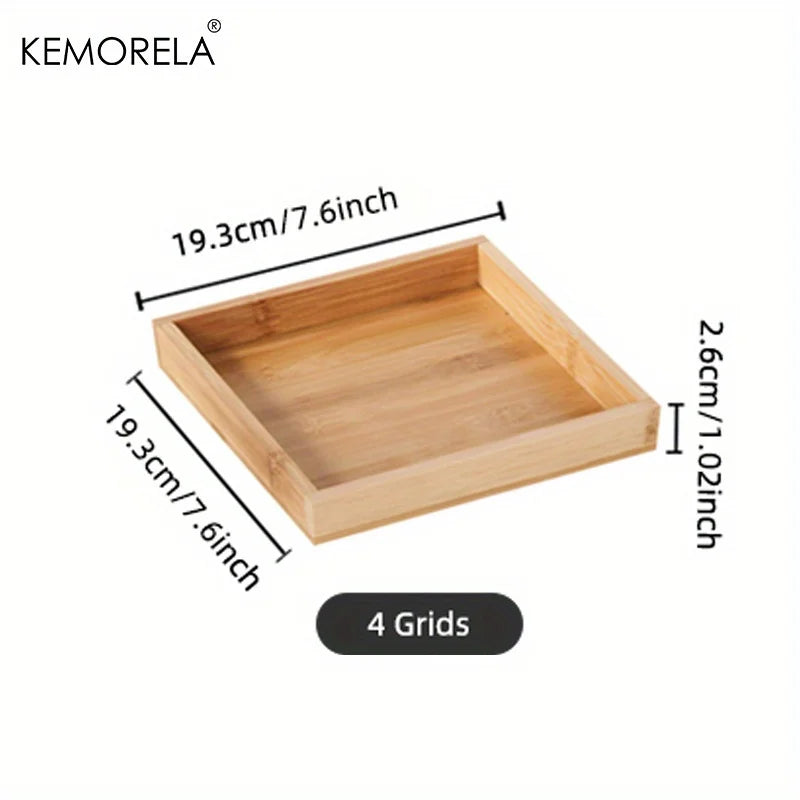 Bamboo Ritual Tray – Entryway Organizer & Crystal Display | Mindful Living