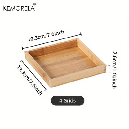 Bamboo Ritual Tray – Entryway Organizer & Crystal Display | Mindful Living