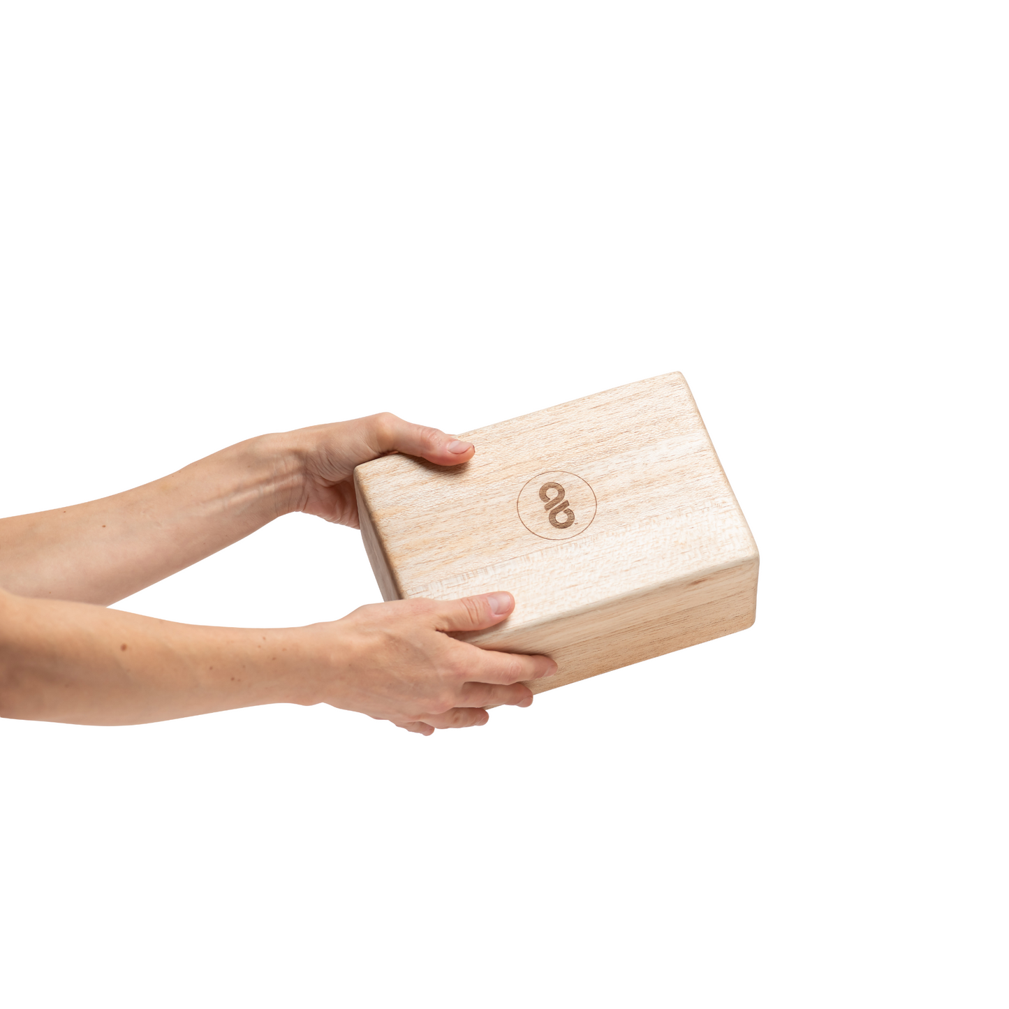 Single natural balsa wood yoga block displayed on a clean supplier background. — for Carpe Diem Dream