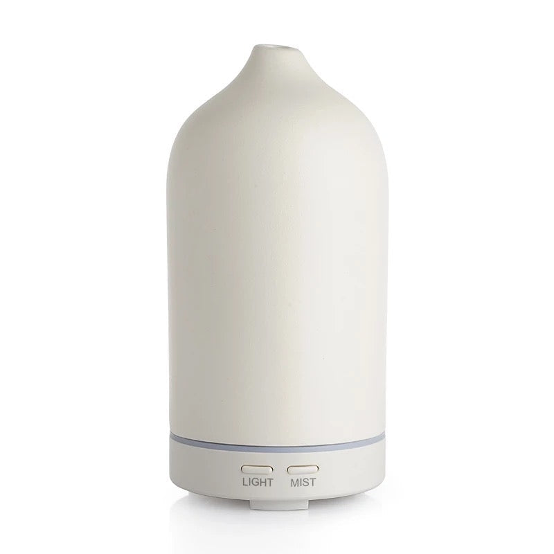 A white ceramic diffuser displayed on a clean white background. — for Carpe Diem Dream
