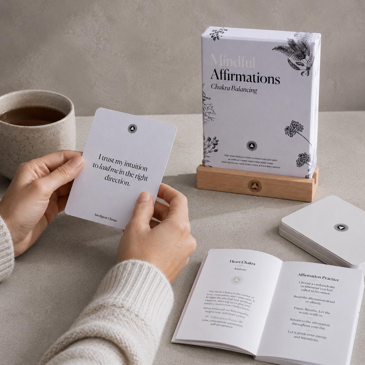 Mindful Affirmations for Chakra Balancing – Daily Energy & Alignment Cards