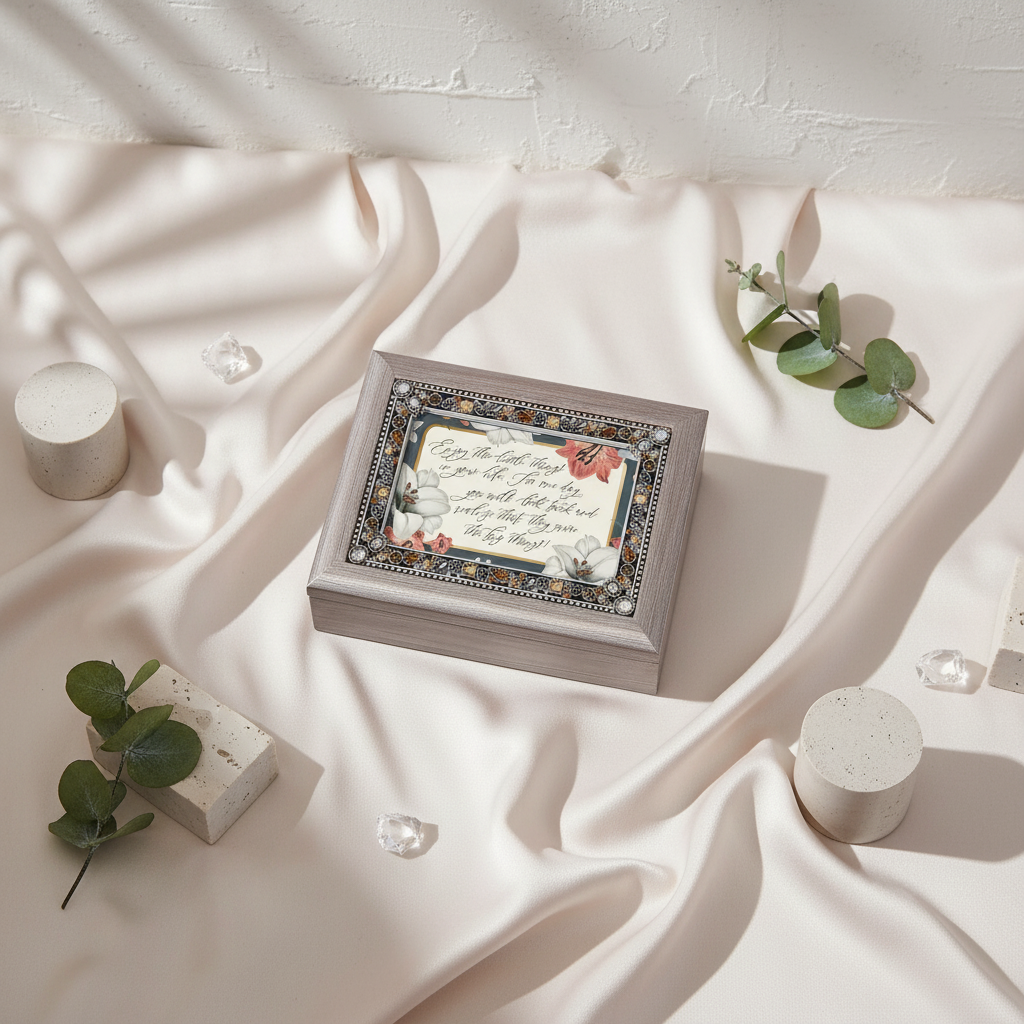 Music Box - Botanical Travertine