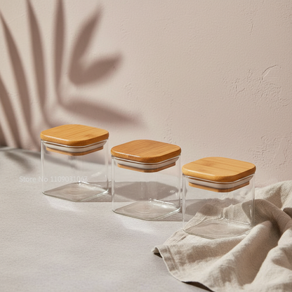 Square Jars Empty