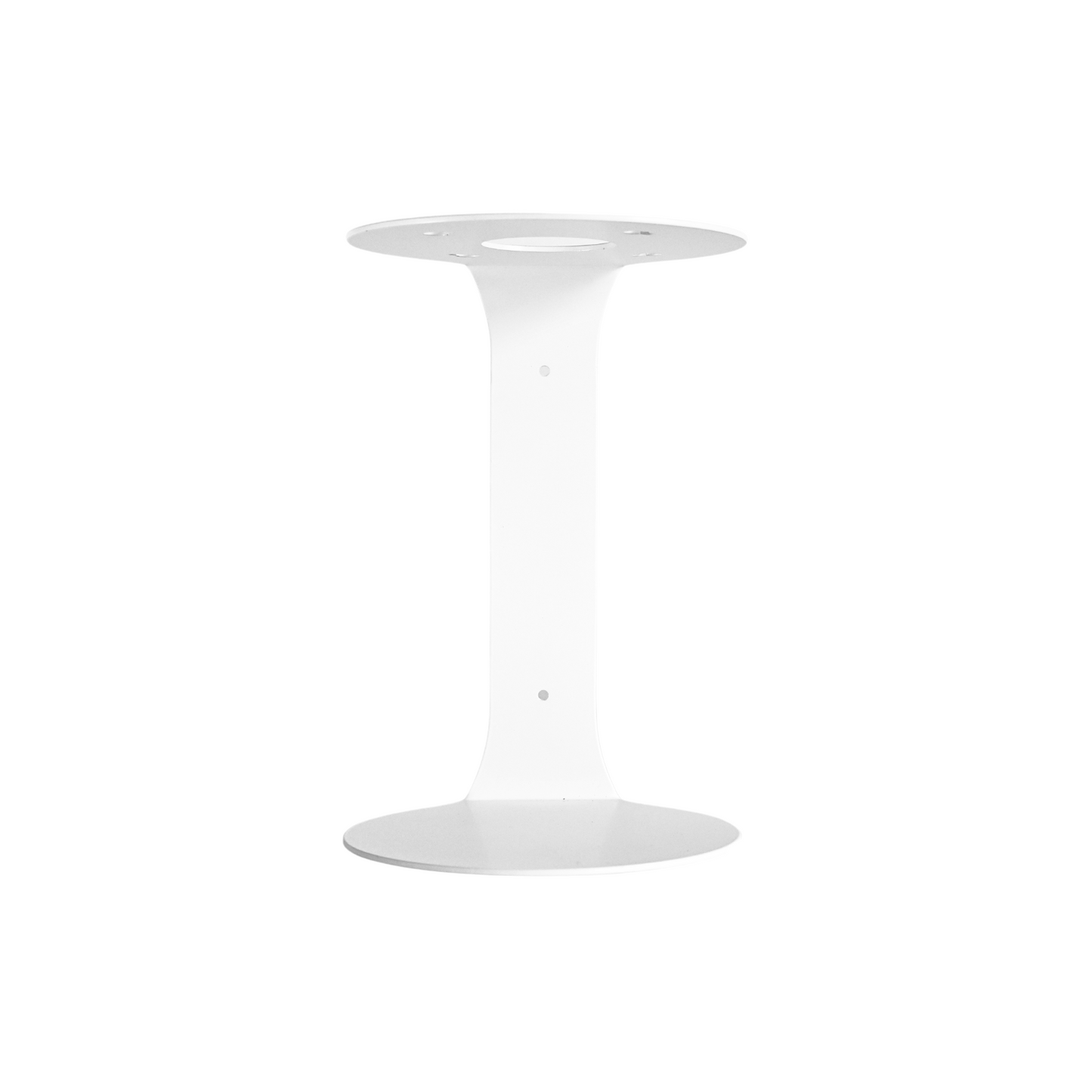 White yoga block storage stand displayed upright on a white background. — for Carpe Diem Dream